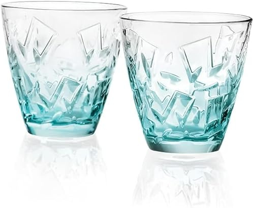 RCR Da Vinci Bicchieri Colorati, Set di 2 Bicchieri Bicchiere Perfetto per Whisky.