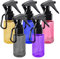 HENGBIRD 5 botellas de espray pequeñas, 60 ml, atomizador, con clip, mini botella de spray para alcohol, cuidado del cabello, limpieza y atomizador