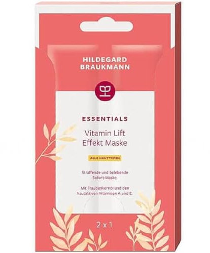 HILDEGARD BRAUKMANN Essentials Vitamin Lift Effekt Maske, 12x14 ml