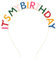 Giantree Geburtstag Krone Mädchen, Its my birthday Geburtstag Kopfschmuck Bling Strass Haarband Happy Birthday Zubehör für Frauen Feiern Geburtstag Party Abschlussball Dekorationen(Farbe)