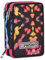 Seven Federmäppchen, Mäppchen, Mehrfarbig, Federtasche für Schreibwaren, Etui mit Stiften, Kugelschreiber, & mehr, 3 Fächer, Mädchen & Jungen, Schule - Grundschule, schwarz rosa