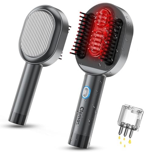 Kopfhaut Massagebürste Kopfmassage Elektrisch Kopfmassage Bürste 2-In-1 HaaröL Applikator IPX6 Wasserdicht mit 3 Massagemodi,Applikator Flasche Haare Scalp Massager Haar Massagebürste für Peeling