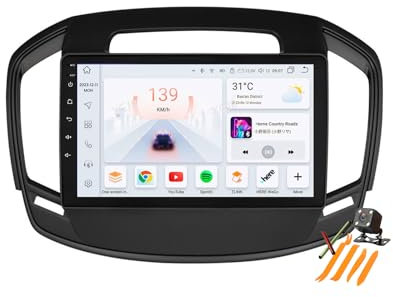 YLOXFW Autoradio Android 13.0 Navi 2 DIN Stereo für Opel Insignia 2013-2018 Sat GPS Navigation 9 Zoll Cartablet DVD Multimedia Player FM BT Receiver mit Carplay 4G 5G WiFi DSP SWC,M6 pro2