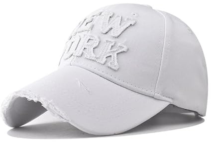 FVKTHNVS Dad Cap Unisex Herren Baseball Cap 5-Panel Design Baumwolle Cap New York Stickerei