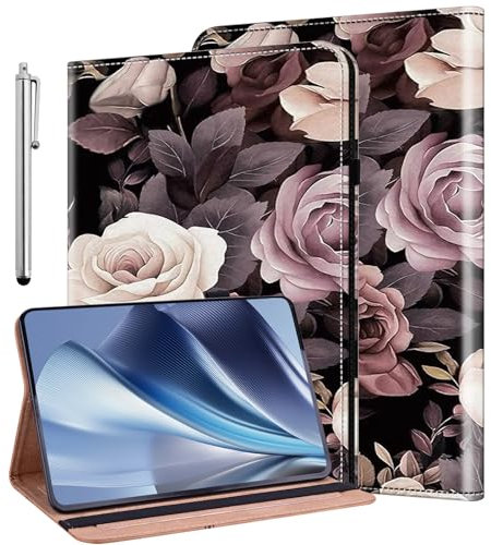 ALILANG Custodia per Samsung Galaxy Tab S6 10,5 2019 (SM-T860/T865/T867) con stilo, antiurto, pieghevole, custodia per Samsung Tab S6, rosa