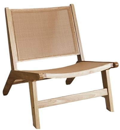 HOME DECO FACTORY Aufbewahrungsbox Stoff 3er-Set Faltbar Grau | Sessel Bali aus Stahl und Stoff, Kollektion Natural Crush, modernes Möbelstück, Wohnzimmer, 64 x 75 x 71 cm, braun