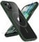 ORETECH Designed for iPhone 13 Case, iPhone 14 Clear Case Magnetic Compatible with Magsafe and 2 x Screen Protector Anti Yellowing Ultra Slim Thin Shockproof Clear Back Phone Case Cover 6.1'' - Green
