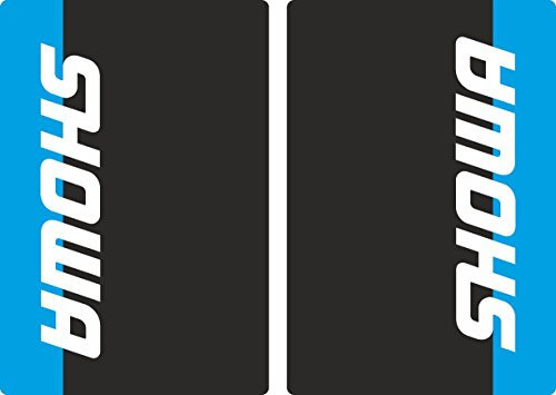 Upper Fork Decal Stickers Graphic Set Compatible with SHOWA Suspension - Fit All Dirt Bikes - Adhesive Vinyl Blue (Matte)