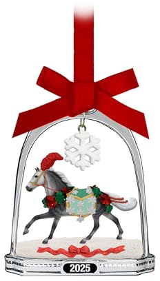 Breyer 2025 Stirrup Ornament | Christmas in Bloom | Model # B-HP-10224