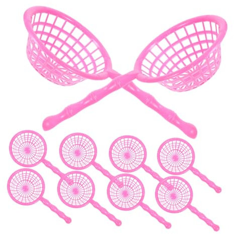 Alasum 10pièces Catching Nets Plastique pour Jeunes Accessoires De Plage Outils De Amusants pour Adolescents