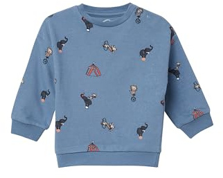 s.Oliver Sweatshirt mit All-Over-Print aus Strukturjersey