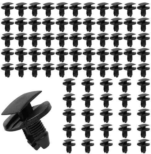 Scettar 80 Pièces Clips de Fixation Voiture Parechocs,Clips de Fixation Rivet Plastique OEM 8565.53,Garde-Boue Rivets Clips de Retenue Compatible avec Citroen Peugeot Jumpy Berlingo C3 C4 C5 C6