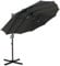 RANSENERS Ampelschirm Doppelsonnenschirm Oval 400x240cm - Schirmständer Optional - Sonnenschirm mit 360° Drehbar - UV50+ Stoff Schützen Sie sich vor Sonnenstrahlen im Garten