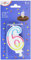 Susy Card 40012117 - Zahlenkerze '6', 9 centimeters