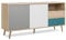 Sideboard - Patchwork (B/H/T: ca.: 150 x 71 x 40 cm) skandinavisches Design - Vollholzfüße