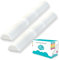 Little Sleepy Head Bettumrandung für Kleinkinder, Bettgitter für Kleinkinder, Bettgitter mit weichem Bezug, Schaumstoff-Sicherheitsschiene mit Stay-Put-Abdeckung, Doppelbett-Stoßstange für Kleinkinder