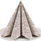 Servietten Ornament taupe Premium Airlaid, STOFFÄHNLICH | 50 Stück | 40 x 40cm | Hochzeitsserviette | hochwertige edle Serviette für Hochzeit, Geburtstag, Party, Taufe, Kommunion | made in Germany