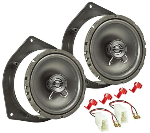 tomzz Audio 4019-002 Kit de instalación de Altavoces Compatible con Kia Picanto Sportage Hyundai i10 i20 Sistema coaxial de 165 mm TA16.5-Pro