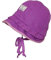 PICKAPOOH Mädchen Mütze Emma mit UV-Schutz Bio-Baumwolle, Dahlia, Gr. 44