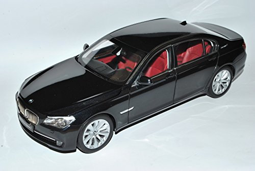 B*M*W 7er ActiveHybrid Limousine Schwarz Sapphire F02 Ab 2008 1/18 Kyosho Modell Auto mit individiuellem Wunschkennzeichen