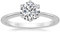Zakk Damen Solitärringe Silber 925 Zirkonia Verlobungsringe Trauringe Eheringe Antragsring Hochzeitsringe (Silber,52 (16.6))