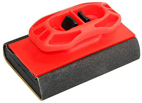 Dekton 4.5 Sanding Block-Clamping Mechanism To Securely Hold Sanding Paper In Place| Easy To Install And Remove Sandpaper| Light Weight And Easy To Use| Shaped To Sand Corners, Curves And Flats