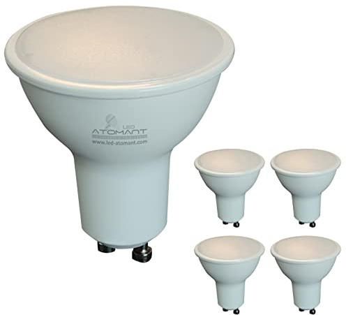 LED ATOMANT 5x LED Lampe GU10 7W Dimmbar Neutralweiß 680lm | 4500K, Abstrahlwinkel 120°
