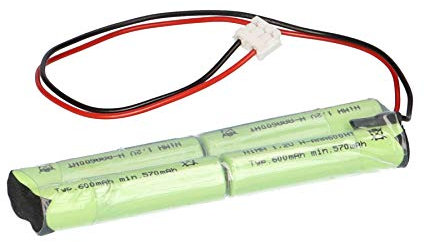 4,8V 600mAh Notleuchten Akkupack AAA kompatibel NiMHHT4806P Kabel und Stecker Modellbau Notlicht Sicherheitsbeleuchtung