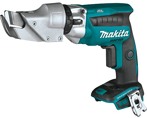 Makita XSJ04Z 18V LXT Lithium-Ion Brushless Cordless 18 Gauge Offset Shear, Tool Only