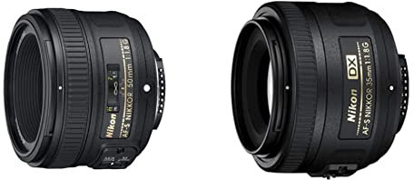 Nikon Objectif Nikkor AF-S 50 mm f/1,8G & Objectif AF-S DX 35 mm f/1,8G