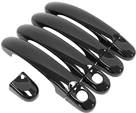 HouYeen 9PCS Front and Rear Exterior Door Handle Cover for VW | for Caddy Mk3 Mk4 Multivan Transporter T5 T6 Mk5 Mk6