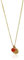 Vurmashop Collier pour femme avec pierre naturelle semi-précieuse quartz rose, cornaline, aigue-marine - Pendentif lapis-lazuli plaqué or 18 carats (pierre de lune)