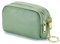 PORRASSO Véritable Cuir Porte-Monnaie Portable Etuis Porte Clés Multifonction Coin Purse pour Femme Homme Vert Clair