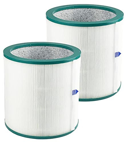 elfofle Premium HEPA Filter - Passend für Dyson TP00 TP01 TP02 TP03 AM11 BP01 Cool Me Turmventilator Luftreiniger Pure Cool Link Ersatzfilter, 2 Stück
