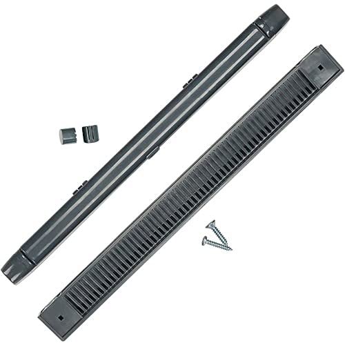 Merriway BH07692 Grille d'aération pour porte de fenêtre Gris 410 x 25 mm