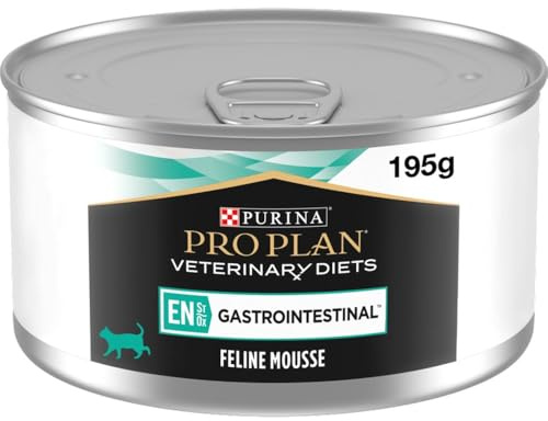 PRO PLAN VETERINARY DIETS EN Gastrointestinal Mousse Wet Cat Food 195g (Pack of 24)