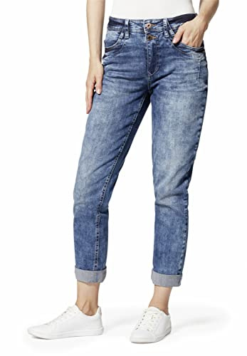 STOOKER Davos Denim Damen Boyfriend-Jeans Boyfriend Fit Denim clean wash konisch lang