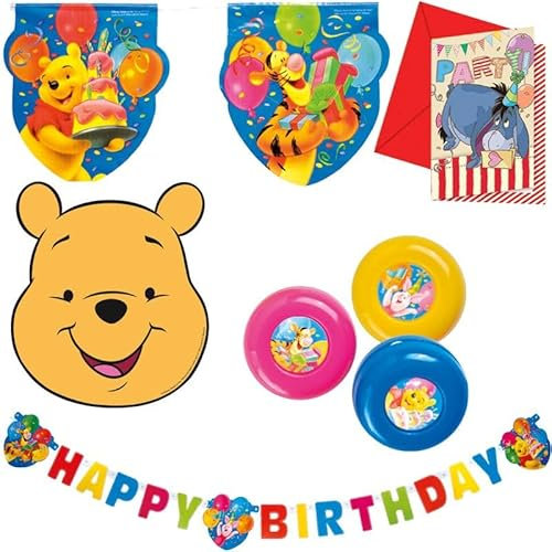 Partyset Winnie Pooh Party Deko Kindergeburtstag XL Winnie Puh