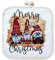 Presine da Cucina Guanti da Forno Merry Christmas Decorazioni Natalizie, Tessuto Termoresistente per Uso Quotidiano, Idea Regalo Natale per Cucina
