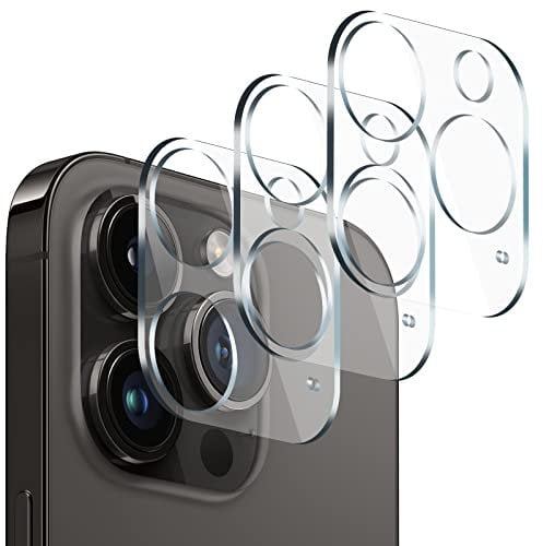AIYEEN Camera Lens Protector (3 Pack) Compatible with iPhone 12 Pro Max Camera Lens Cover Protection, HD Clear Anti-Scratch