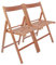 Harbour Housewares 2X Noyer Bois de H�tre Chaise Pliantes - Pliable Int�Rieur Maison Bureau Bureau d'Ordinateur Cuisine Table � Manger Si�ge en Bois Set