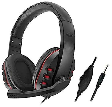 PNJB, Stereo Video Gaming Headset, Compatible With Xbox One Ps4 Nintendo Switch, Pc Mic & Headphones, Headset Game Earphones With Microphone Volume Control, Comfortable Wired Headset