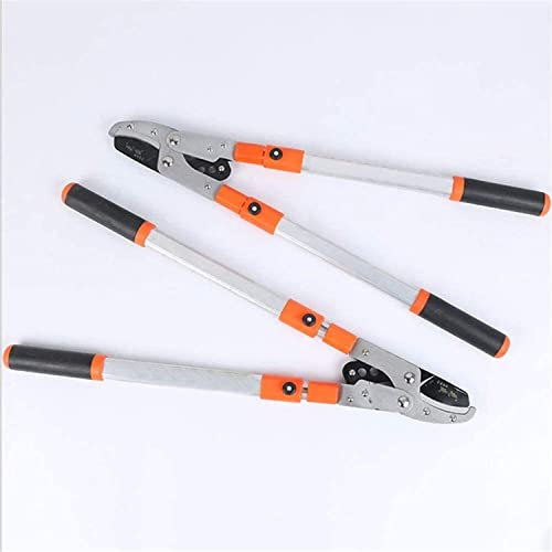 Leichte und arbeitssparende Gartenschere, Teleskop-Ratschen-Amboss-Astschere, Obstbaumschere, starke Schere, dicke Äste, Schnittblumen, leicht