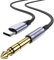 MOSWAG USB C to 6.35mm 1/4 TRS Audio Stereo Cable 32.8FT/10Meter, Type C to 6.35mm TRS Aux Jack Stereo Cable for Amplifiers, Home Theater, Mixing Console, Electric Bass Guitar Amp, Monitor Headphones