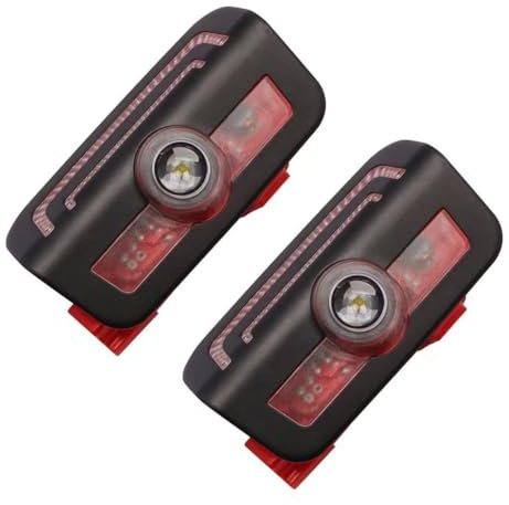 AutoQi For Mercedes W206 W214 W223 GLC X254 LED Laser Logo Projector Entry Lighting Door Light, 2 Pieces (L+R)