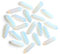 GUJOXILA 10pcs Opal Heilkristalle Stein Stab Edelsteine Sets Sechseckige Kristall Säule Bulk Hexagonal Punkt Turm Reiki Meditation Spirituelle Chakra Schutz Energieausgleich