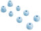 Ear Tips Buds Eartip For Beats Flex For Beats X/Powerbeats Pro,Silicone Earbud Tips Earbuds Replacement Tips Ear Tips Earbuds Eartips Eargels Accessories,4 Pairs Different Sizes (light blue)