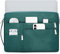 HYZUO 13,3-14 Zoll Laptop Hülle Tasche für MacBook Pro 14, MacBook Air/Pro 13, 13,8/13,5 Surface Laptop/Book, Tragbare Notebook Schutzhülle für 13 HP Dell Lenovo ThinkPad Asus Acer, Dunkelgrün