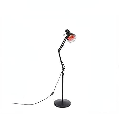 Infrared Heating Therapy Lamp - Red Heat Lamp Base for Anti-Inflammatory Analgesia & Muscle Relief - Vertical Timing, Fixed Temperature & Dimming - Promotes Healing & Soothes Aches