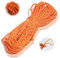 20 m Multifunction Rope 2 mm, kayak anchor throw flip line for Boat Camping Hiking Awning Tent Canopy, Orange